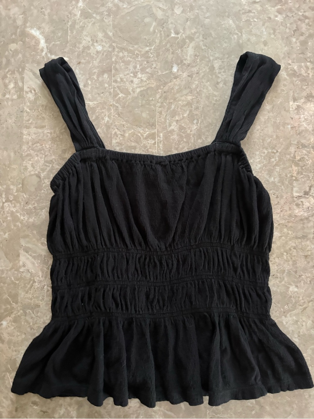 black boho chic flowy blouse